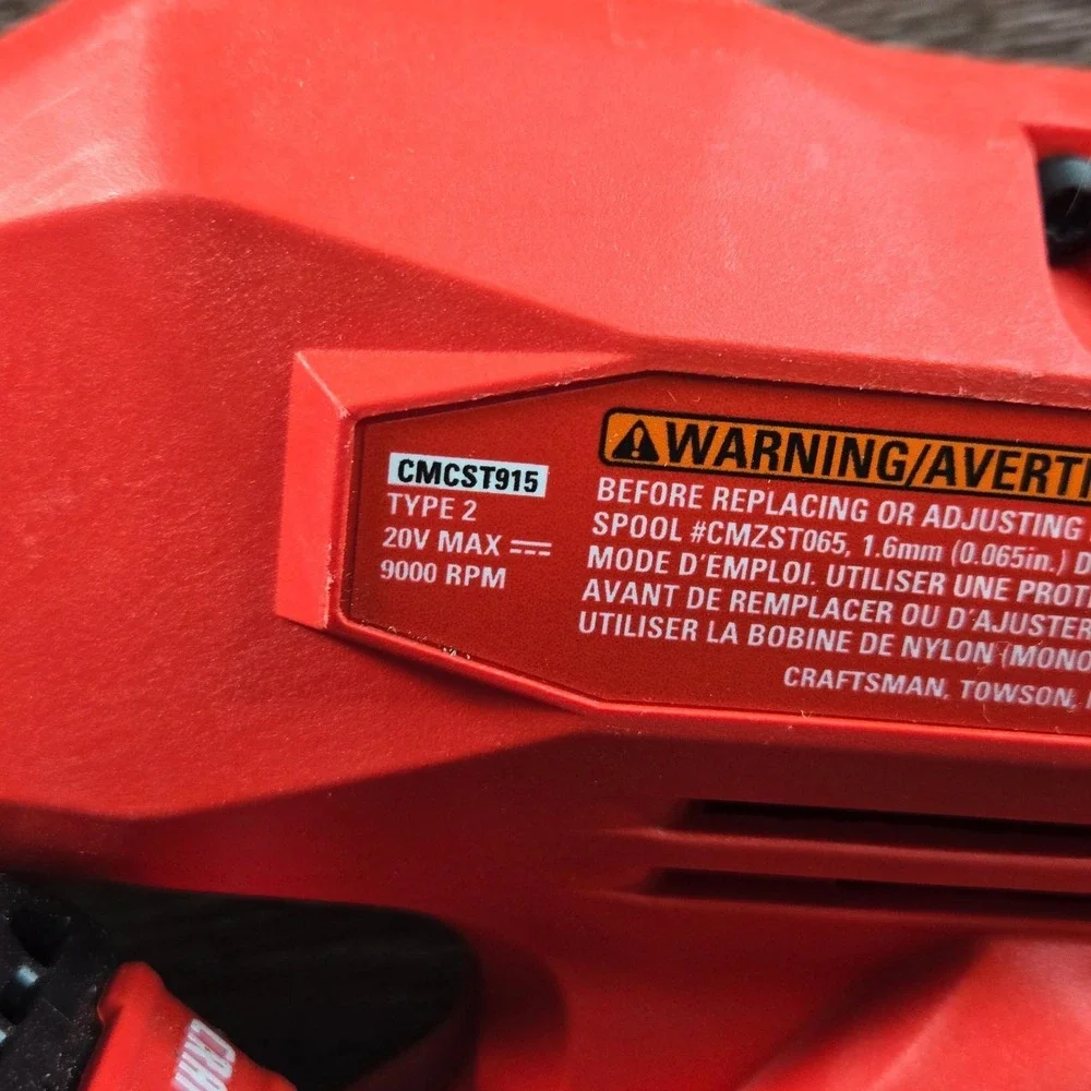 Craftsman CMCST915D1 V20 10